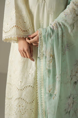 FLORAL MELODY-3PC CHIKANKARI SUIT