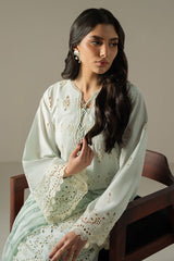 BLUE AURA-3PC CHIKANKARI SUIT