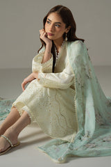 FLORAL MELODY-3PC CHIKANKARI SUIT