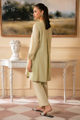 MOSS GREEN-2PC (SHIRT & TROUSER)