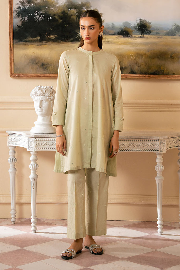 MOSS GREEN-2PC (SHIRT & TROUSER)