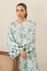 MINT COLD-2PC KHADDAR PRINTED SUIT