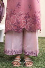 PINK SPLASH-3PC PRINTED LAWN SUIT