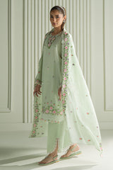 VERDENT BLOOM- 3PC EMBROIDERED LAWN SUIT