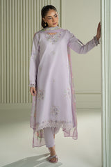 VIOLET VEIL- 3PC EMBROIDERED LAWN SUIT