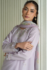 VIOLET VEIL- 3PC EMBROIDERED LAWN SUIT