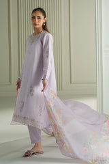 VIOLET VEIL- 3PC EMBROIDERED LAWN SUIT