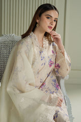 BLOOMING SAND- 3PC EMBROIDERED LAWN SUIT