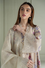 BLOOMING SAND- 3PC EMBROIDERED LAWN SUIT