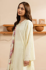 PALE YELLOW-2PC (SHIRT & DUPATTA)