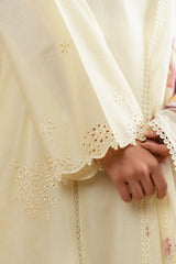 PALE YELLOW-2PC (SHIRT & DUPATTA)