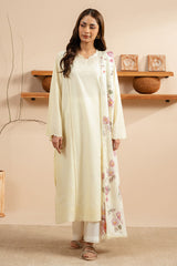 PALE YELLOW-2PC (SHIRT & DUPATTA)