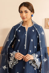 RADIANT BLUE-2PC (SHIRT & DUPATTA)