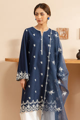 RADIANT BLUE-2PC (SHIRT & DUPATTA)