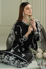 RAVEN MESH- 3PC EMBROIDERED LAWN SUIT