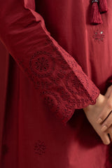 CARMINE GLOW-2 PC (SHIRT & DUPATTA)