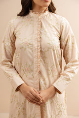 BLUSH GARDEN EMBROIDERED CAMBRIC SHIRT