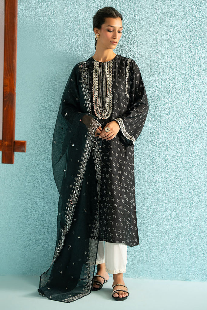 BLACK BLING-2PC (SHIRT & DUPATTA)