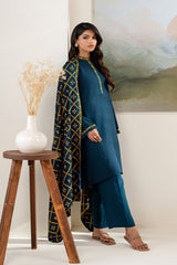 SAGE BLUE-2PC(SHIRT & DUPPATA)