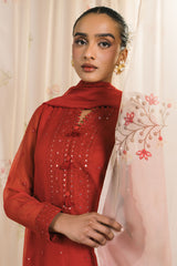 SCARLET THREADS-2PC (SHIRT & DUPATTA)