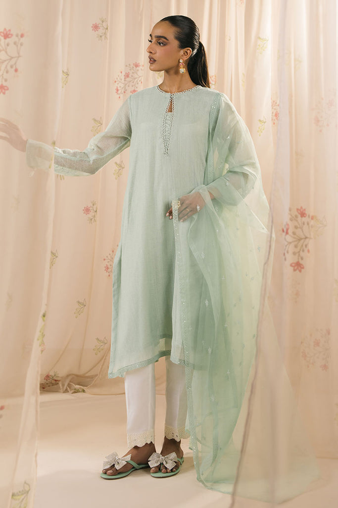 TRAQUIL LUSH-2PC (SHIRT & DUPATTA)