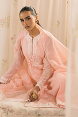 CORAL GLEAM-2PC (SHIRT & DUPATTA)