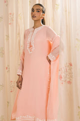 CORAL GLEAM-2PC (SHIRT & DUPATTA)