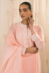 CORAL GLEAM-2PC (SHIRT & DUPATTA)