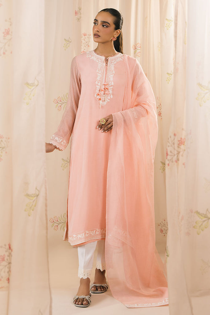 CORAL GLEAM-2PC (SHIRT & DUPATTA)