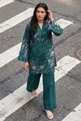 GARNET SPRINKLE-2PC KHADDAR PRINTED SUIT