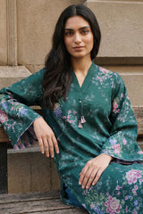 GARNET SPRINKLE-2PC KHADDAR PRINTED SUIT