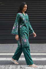 GARNET SPRINKLE-2PC KHADDAR PRINTED SUIT