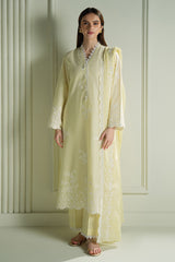 MISTY HAZE- 3PC EMBROIDERED LAWN SUIT