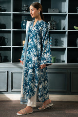 BLUE BLOOM-2PC (SHIRT & DUPPATA)