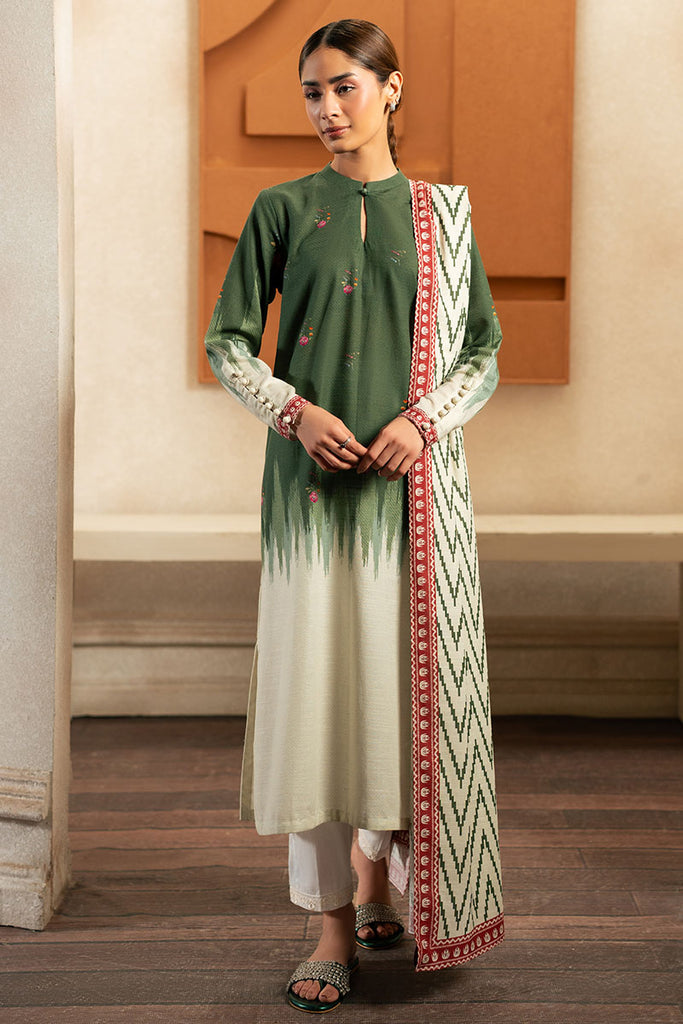 FOREST ECHO-2PC (SHIRT & DUPPATA)