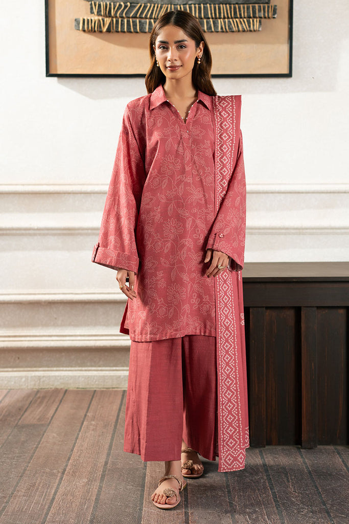 ROSY DUSK-3PC (SHIRT,TROUSER & DUPPATA)