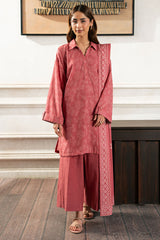ROSY DUSK-3PC (SHIRT,TROUSER & DUPPATA)