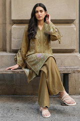 ETHEREAL GEM-2PC LINEN PRINTED SUIT