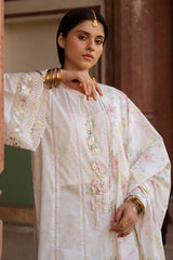 FLORAL GARLAND-3PC PRINTED LAWN SUIT