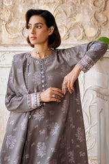 DESERT TAUPE-3PC JACQUARD SUIT