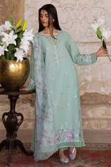 SAGE GRACE-3PC EMBROIDERED LAWN SUIT