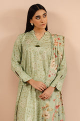 MINT FROST-2 PC (SHIRT & DUPATTA)