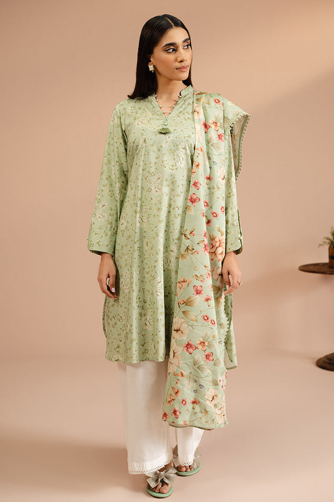 MINT FROST-2 PC (SHIRT & DUPATTA)