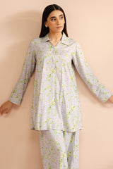 LAVENDER BLOOM-2 PC (SHIRT & TROUSER)