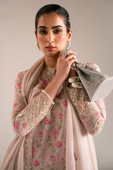 HUSHED VOILET-2PC (SHIRT & DUPATTA)