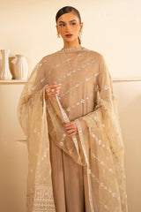 SOFT BEIGE-2PC (SHIRT & DUPATTA)