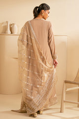 SOFT BEIGE-2PC (SHIRT & DUPATTA)