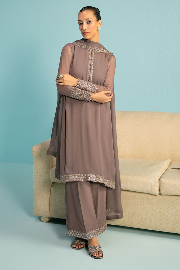 SCINTILLATE HAZE-3PC (SHIRT, TROUSER & DUPATTA)