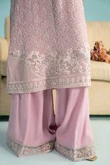 LAVENDER BLING-3PC (SHIRT, TROUSER & DUPATTA)