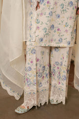 SUMMER GRACE- 3PC EMBROIDERED LAWN SUIT